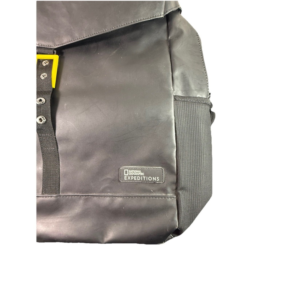National Geographic Bag Expeditions Black Waterproof Backpack With Metal Logo - Picture 2 of 14